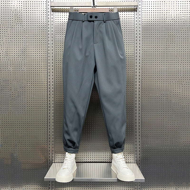 Mid-waisted Loose Harem Pants
