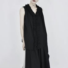 Load image into Gallery viewer, Loose-fitting Sleeveless Ruffled Shirt Vest
