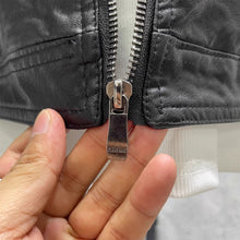 Load image into Gallery viewer, PU Stand Collar Slim Jacket
