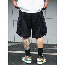 Load image into Gallery viewer, Large Pocket Zipper Casual Loose Shorts
