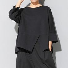 Load image into Gallery viewer, Loose-fitting Patchwork Casual T-shirt
