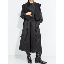 Load image into Gallery viewer, Women's Large Pockets Elastic-waist Draped Loose Cropped Wide-leg Culottes
