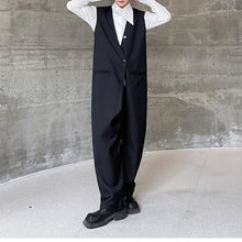 Load image into Gallery viewer, Black Vest Jumpsuit
