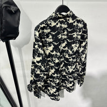 Load image into Gallery viewer, Printed Rhinestone Drape Loose Shirt
