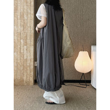 Load image into Gallery viewer, Women's Japanese Loose Crew Neck Sleeveless Balloon Dress
