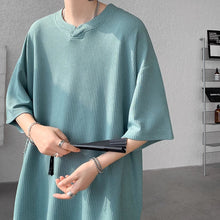 Load image into Gallery viewer, V-neck Ice Silk Loose Short-sleeved T-shirt
