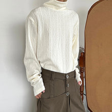 Load image into Gallery viewer, Retro Turtleneck Casual Loose Knit Sweater
