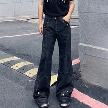 Load image into Gallery viewer, American Retro 3D Deconstructed Flared Trousers

