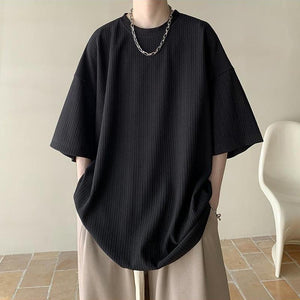Summer Simple Solid Color Cotton T-shirt