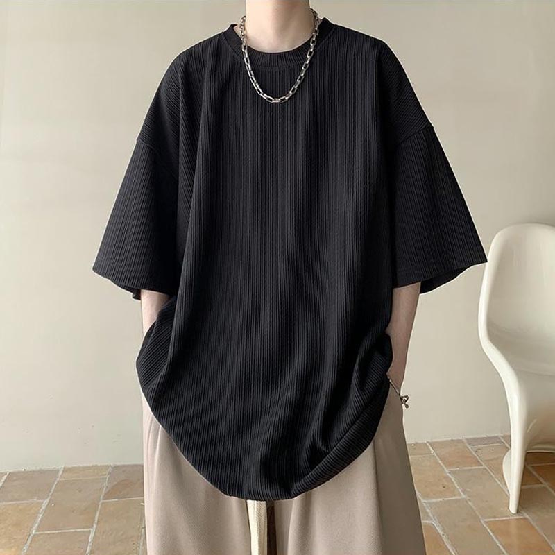 Summer Simple Solid Color Cotton T-shirt
