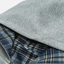 Load image into Gallery viewer, Reversible Cropped Boxy Plaid Lined Zip Up Hoodie
