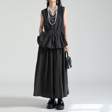 Load image into Gallery viewer, V-neck Ruffled Bud Shirt Dress
