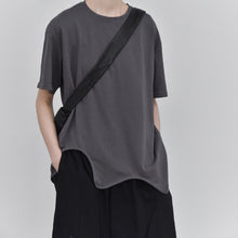 Load image into Gallery viewer, Irregular Wavy Hem Loose Pullover T-shirt
