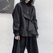 Load image into Gallery viewer, Loose Asymmetrical Button Shirt
