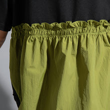 Load image into Gallery viewer, Contrast Color Stitching Loose Short-sleeved T-shirt
