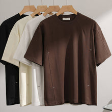 Load image into Gallery viewer, American Retro Patchwork Casual Loose T-shirt
