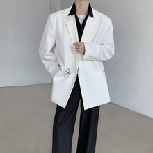 Load image into Gallery viewer, White Suit Jacket with Metal Buttons
