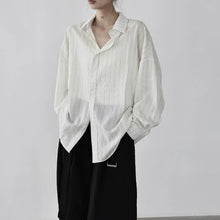 Load image into Gallery viewer, Women's Striped Loose Casual Shirt
