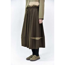 Load image into Gallery viewer, Women's Cracked Color Block Flower Tulip Skirt
