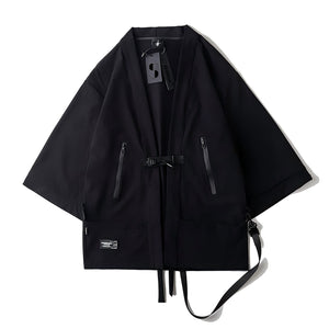 Three-quarter Sleeves Taoist Robe Techwear Cardigan