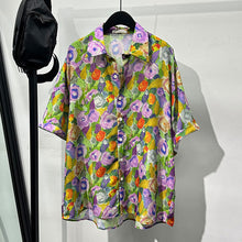 Load image into Gallery viewer, Oil Painting Design Loose Casual Shirt
