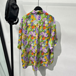 Oil Painting Design Loose Casual Shirt
