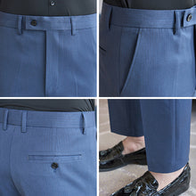 Load image into Gallery viewer, Casual Slim-fit Striped Trousers
