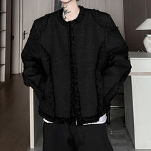 Load image into Gallery viewer, Raw-edge Loose Collarless Blazer
