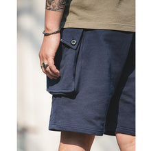 Load image into Gallery viewer, Retro Large pocket Cotton Athletic Shorts

