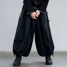 Load image into Gallery viewer, Strappy Wide Leg Ninth Pants
