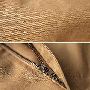 Retro Khaki Classic Overalls