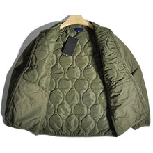 Load image into Gallery viewer, Japanese Retro Collarless Quilted Cotton-padded Jacket
