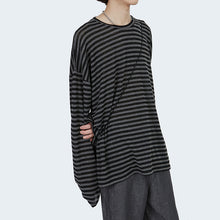 Load image into Gallery viewer, Loose-fitting Casual Striped Long-sleeved Shirt
