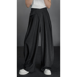 Loose Drape Wide-leg Casual Pants