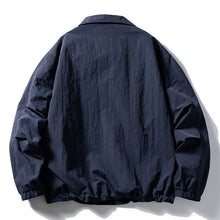 Load image into Gallery viewer, Japanese Retro Loose Casual Collared Coach Jacket
