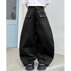 American Retro Straight Wide-leg Trouser