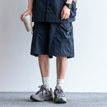 Load image into Gallery viewer, Japanese Functional Large Pocket Shirt Casual Loose Overalls Two-piece Set
