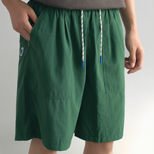 Load image into Gallery viewer, Green Japanese Waterproof Breathable Loose Casual Shorts
