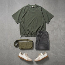 Load image into Gallery viewer, Urban Functional Quick-Dry Loose Top with Drawstring Hem
