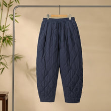Load image into Gallery viewer, Japanese Vintage Quilted Padded Harem Pants
