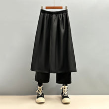 Load image into Gallery viewer, Loose Wide-leg Cropped Strappy Hakama Pants
