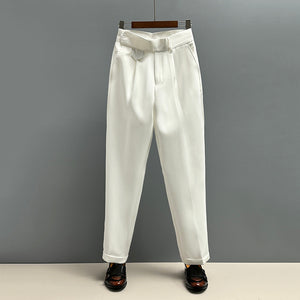 Naples High Waisted Slim-fit Trousers