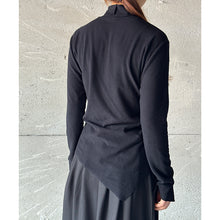 Load image into Gallery viewer, Irregular Brushed Half-high Collar Long-sleeved T-shirt
