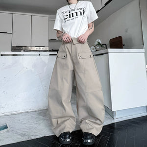 American Retro Straight Wide-leg Trouser