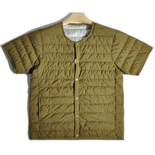 Load image into Gallery viewer, Japanese Retro Outdoor Short-sleeved Down Jacket
