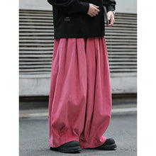Load image into Gallery viewer, Japanese Embroidered Oversized Corduroy Pants
