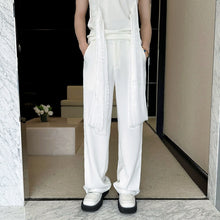 Load image into Gallery viewer, Heavy-duty Pearl Stitching Wide-leg Pants
