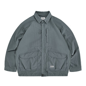 Outdoor Functional Wrinkle-free Nylon Multi-pocket Work Jacket