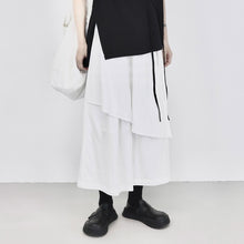Load image into Gallery viewer, Irregular Multi-layered Strappy Wide-leg Pants Skirt

