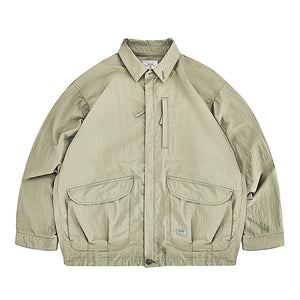 Outdoor Functional Wrinkle-free Nylon Multi-pocket Work Jacket